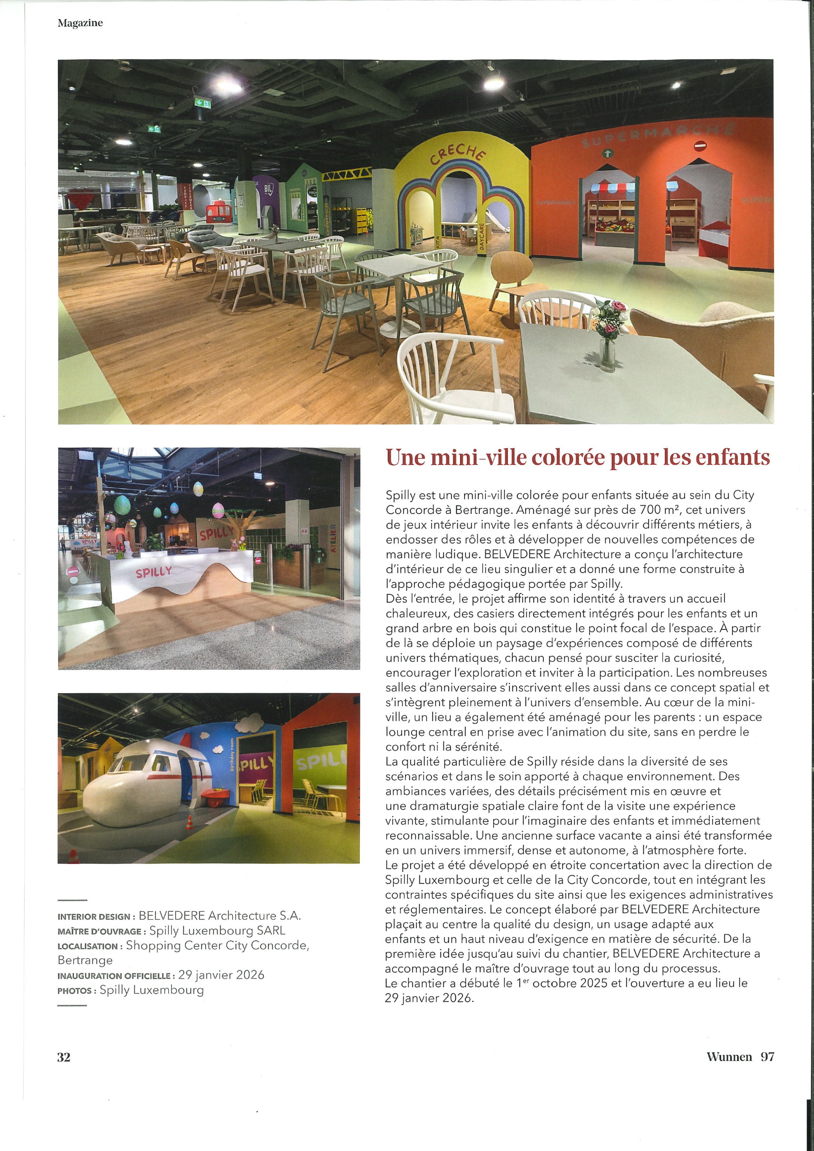 Spilly Luxembourg - Am&eacute;nagement int&eacute;rieur de BELVEDERE Architecture