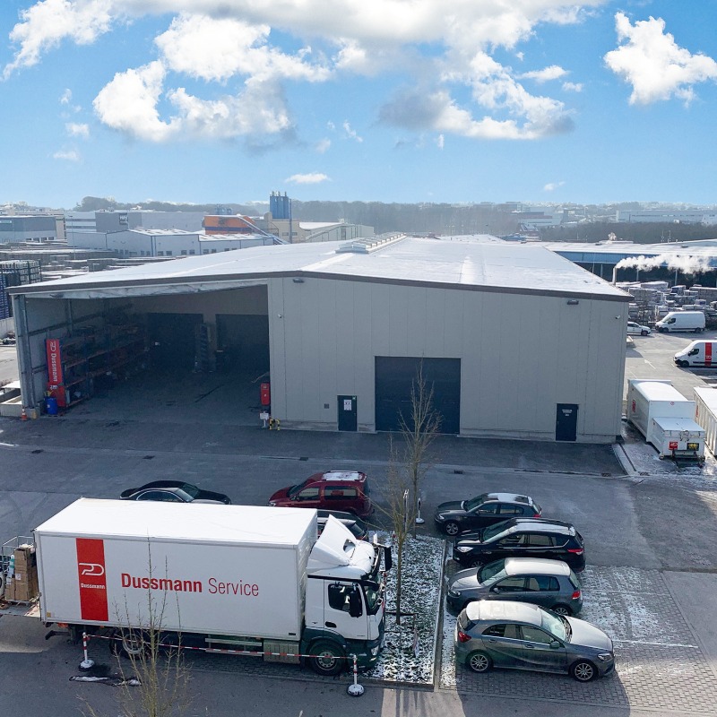 Dépôt industriel avec bureaux, Contern
