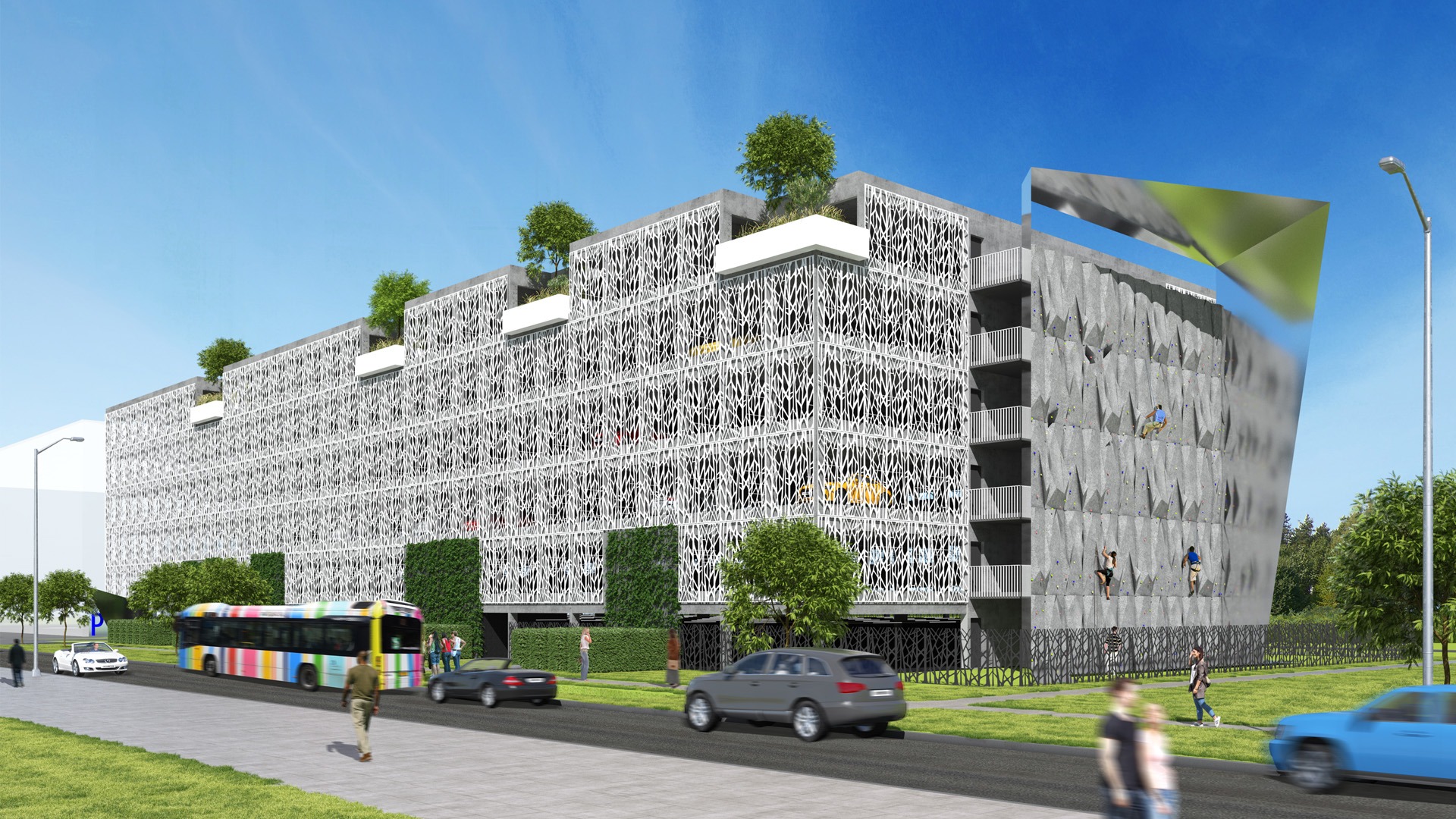 Multi-storey car park Bissen - Architectural competition