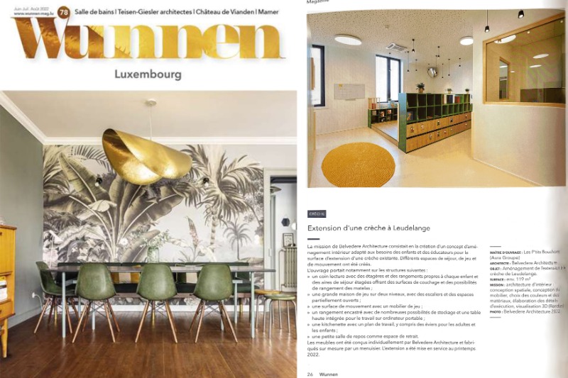 BELVEDERE Architecture in the WUNNEN Magazine N°78.