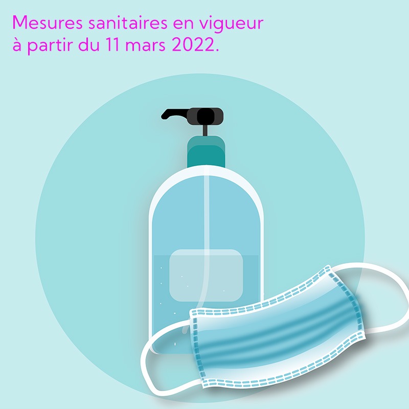 COVID19 - Mesures sanitaires en vigueur.