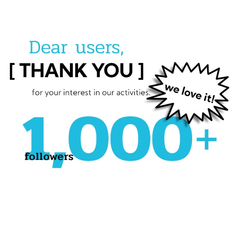 FANTASTIC! 1,000+ followers on LinkedIn.