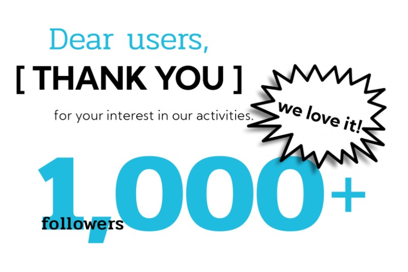 FANTASTIC! 1,000+ followers on LinkedIn.