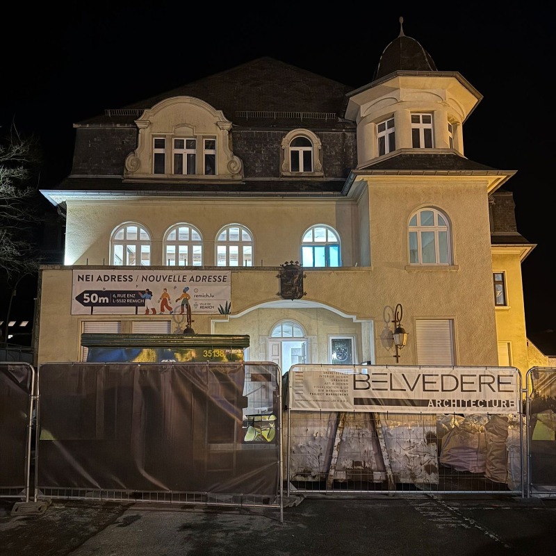 Rathaus Remich im Wandel.