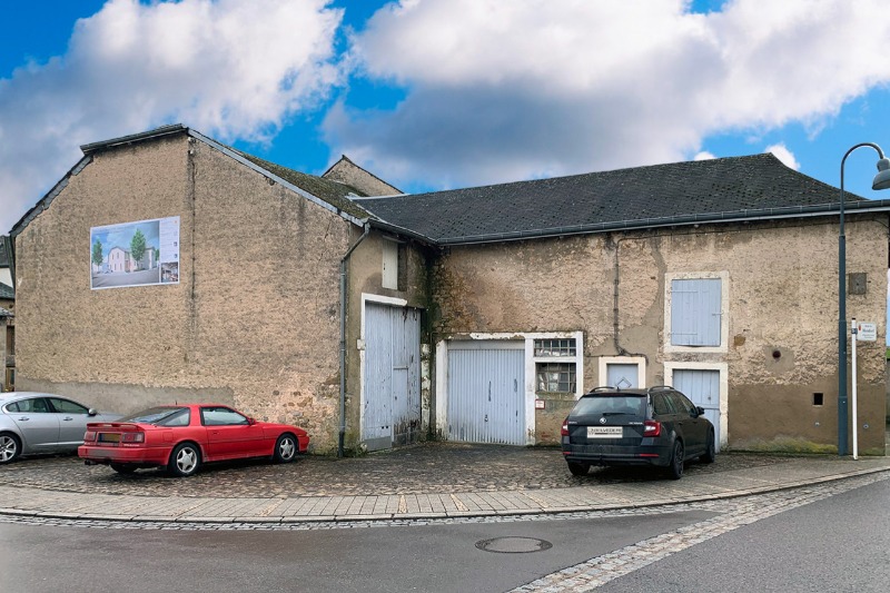 An old barn is being extensively modernised.